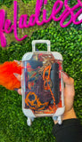 Pumpkin patch suitcase