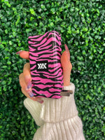 Pink zebra skin