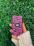 Pink zebra skin